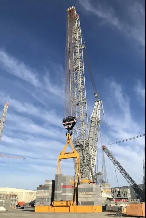 利勃海尔800吨履带吊完成1000吨重量载荷测试