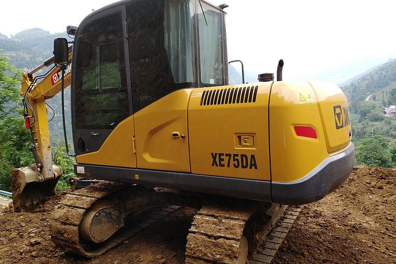 敢与进口设备论高下徐工75da挖掘机